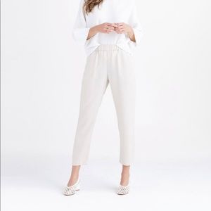 Vetta Tapered Linen Pants- Brand New With Tags